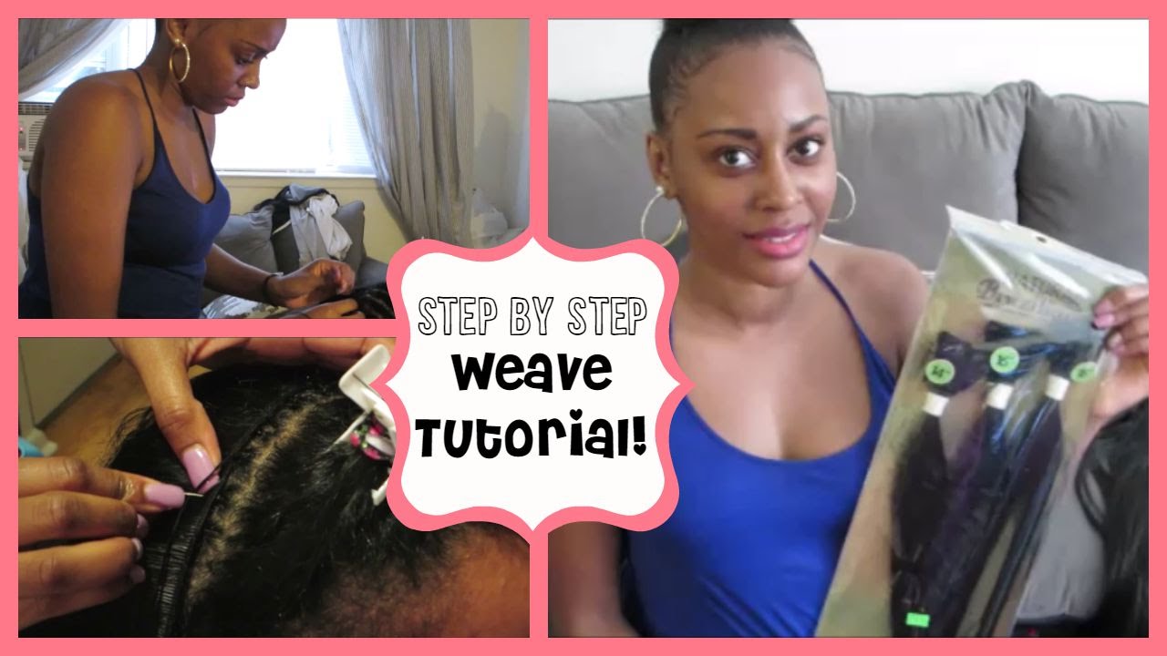 HAIR TUTORIAL- How to install Sew-In Weave! - YouTube