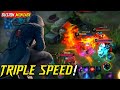 T-T-T-Triple Speed! ⚡️🔥 | 1 SEC KILL?? | Gossen Montage | MLBB