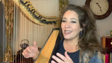 Learn how to play the Harp (Ripped Chords) Harp Lessons with Kristen Gibbs www.AustinsHarpist.com