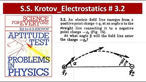 Krotov # 3.2 || Electrostatics || IIT-JEE & Olympiads
