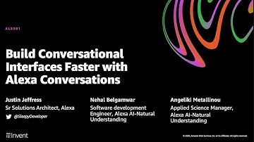 AWS re:Invent 2020: Build conversational interfaces faster with Alexa Conversations