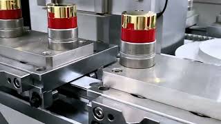 Cosmetic caps assembling machine