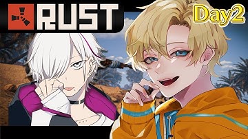 【Day2】チーターに破壊されたので倍鯖で遊ぶ！→7時間待って断念ベッドウォーズw/ぺあちゃん【RUST】