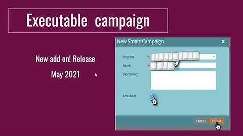 Executable Campaign - Marketo Release