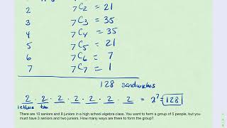 Application of Counting Principles