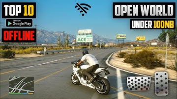 Top 10 OPEN WORLD Games Under 100MB OFFLINE For Android | 100mb offline open world games like gta 5