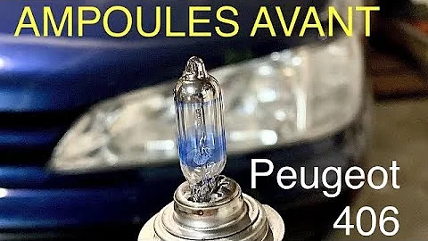 Changer l'ampoule des veilleuses sur Peugeot 406 ?