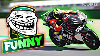 MotoGP™ Funny | Crash, Battles, Dirty Drivers | MotoGP™22 Funny Moments - pt. 31