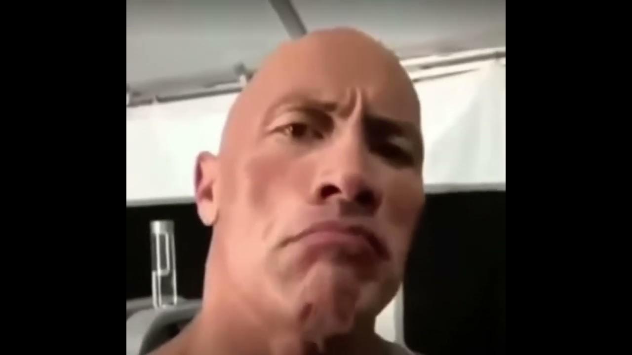 Rock side eye meme 💀 YouTube