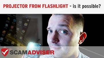 Is de Projector With Flashlight-app echt? Kan HoloFlash een iPhone of Android in een projector ve...