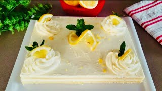 Lemon Yogurt Cake | soft Layered Lemon Cake With Lemon Flavoured Frosting |سپر سوفٹ لیمن یوگرٹ  کیک