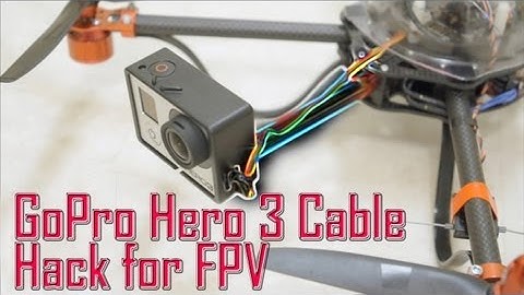 GoPro Hero 3 USB Composite Video Cable Hack for FPV