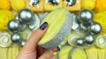 [ASMR]Compilation set★ASMR SOAP★Crushing soap★Cutting soap cubes★FOAM&GLITTER&STARCH★