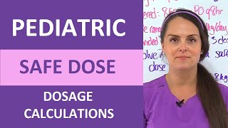 Pediatric Safe Dosage Calculation for Nursing School in 3 MINUTES EASY!