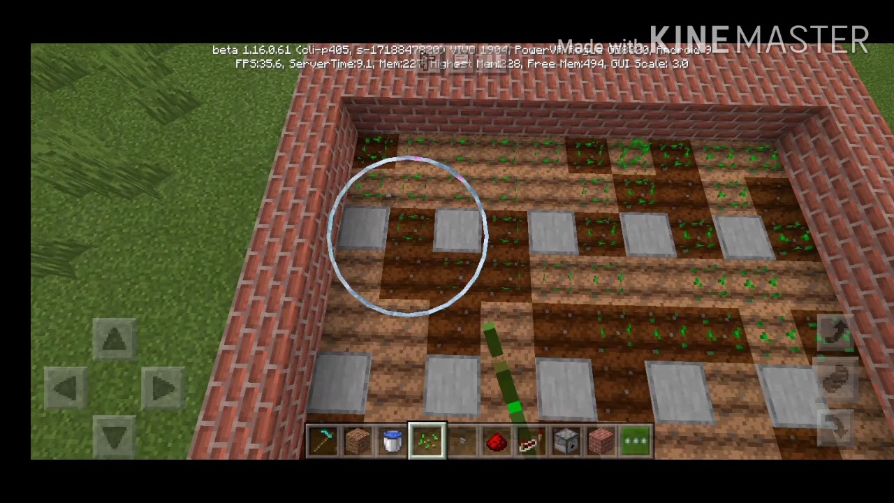 How to make a automatic Wheat Farm in Minecraft pocket edition ...