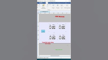 10 HMI Weintek trạng thái motor bằng word lamp