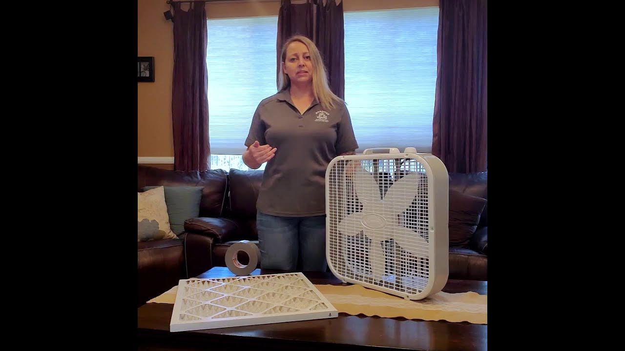 DIY Box Fan Filter YouTube