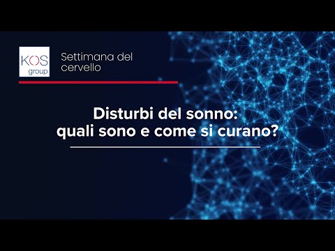 Disturbi del sonno: