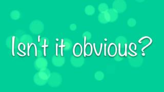 Video thumbnail of ""Obvious?" Hollyn Lyric Video"