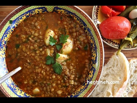 Lentil Soup Recipe - Armenian Cuisine - Heghineh Cooking Show