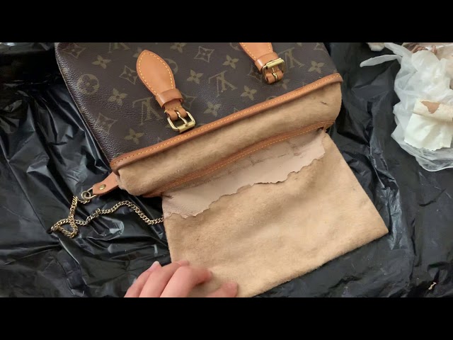 Restoration of Sticky Louis Vuitton Monogram Bucket Bag 27 - Yourgreatfinds