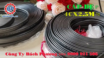 CÁP DẸP DÙNG CHO CẦU TRỤC 4x2.5MM, CÁP DẸP CẦU TRỤC 4X1.5MM