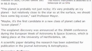 BBC News - Lightest exoplanet is discovered