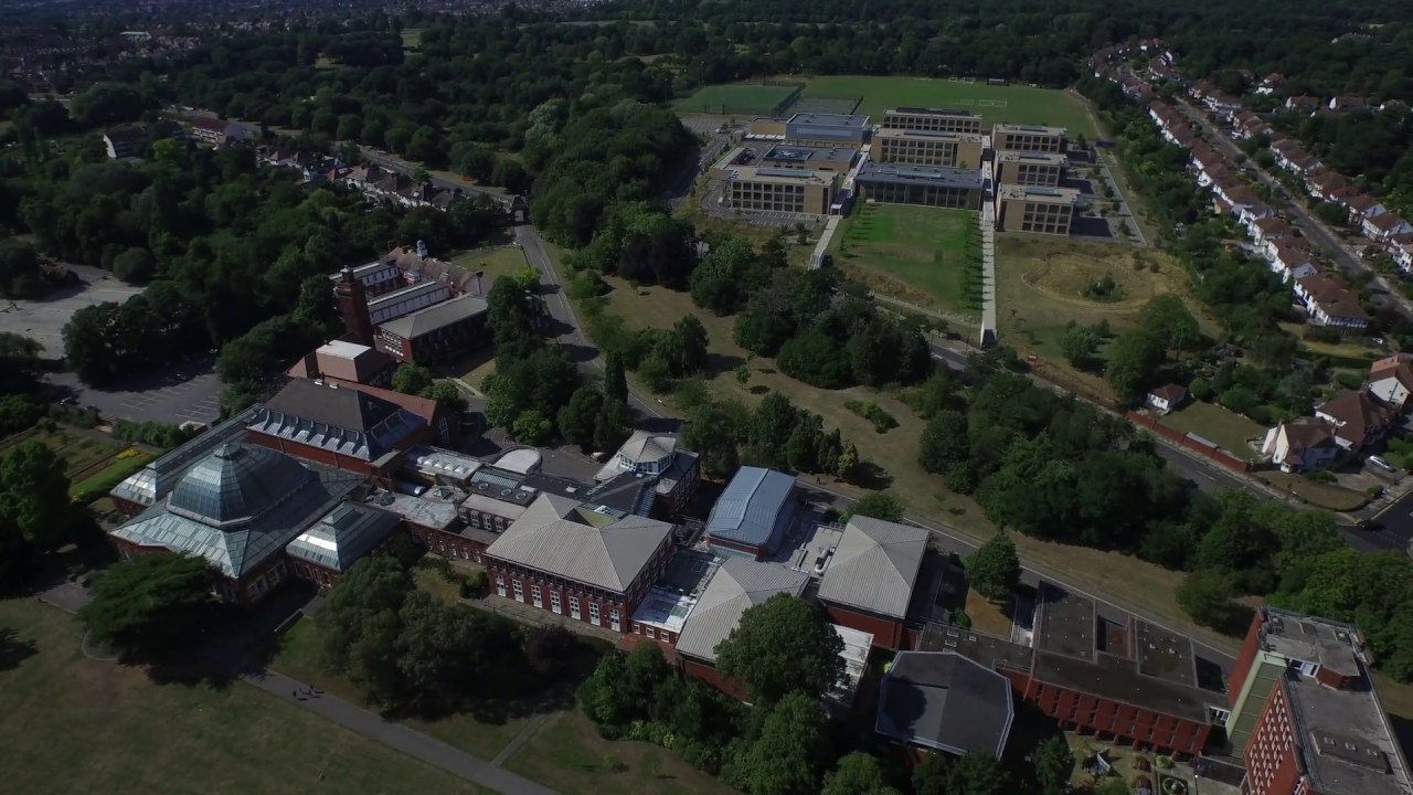 Aerial video Avery Hill Park 4k video