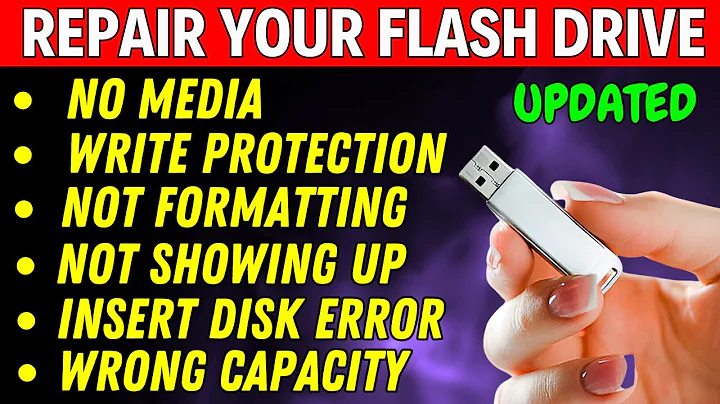Fixing No Media USB Flash Drive (Easily Repair ANY Corrupted Flash Drive)