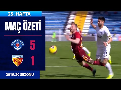 ÖZET: Kasımpaşa 5-1 HK Kayserispor | 25. Hafta - 2019/20