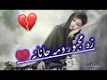 په ژاړه ژاړه ژاویږم زه بخنه درنه غواړم