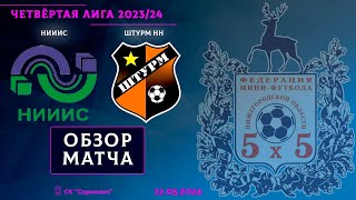 Четвёртая лига 2023/24. 1/4 финала. НИИИС - Штурм НН 2:0