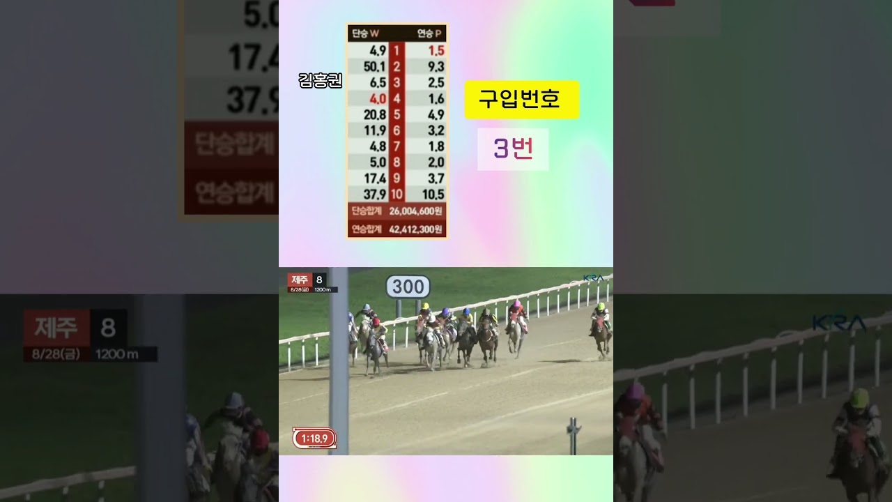 [경마] "영천경마장" 개장을 축하합니다!