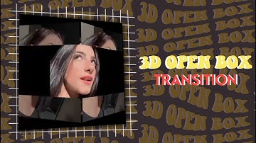 3d open box | alight motion tutorials