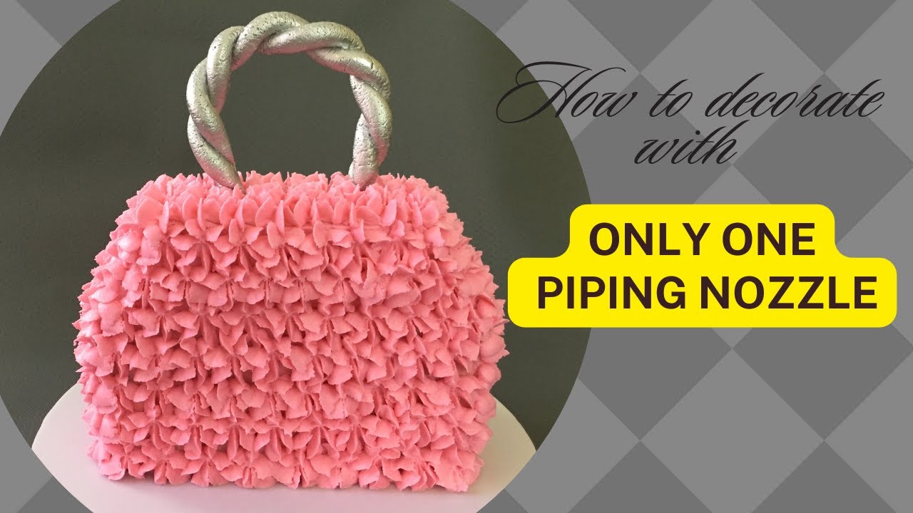 Watch Me Turn Cake Into a Cute Pink Bag!