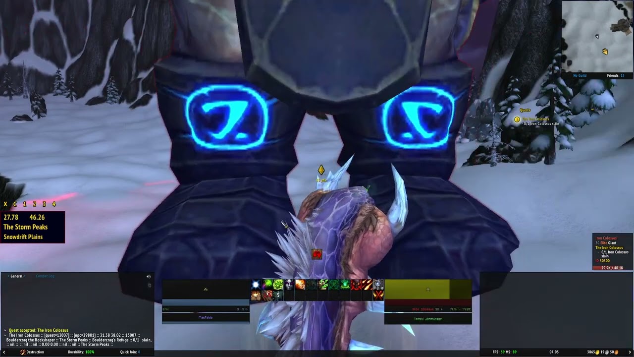 The Iron Colossus WoW Quest