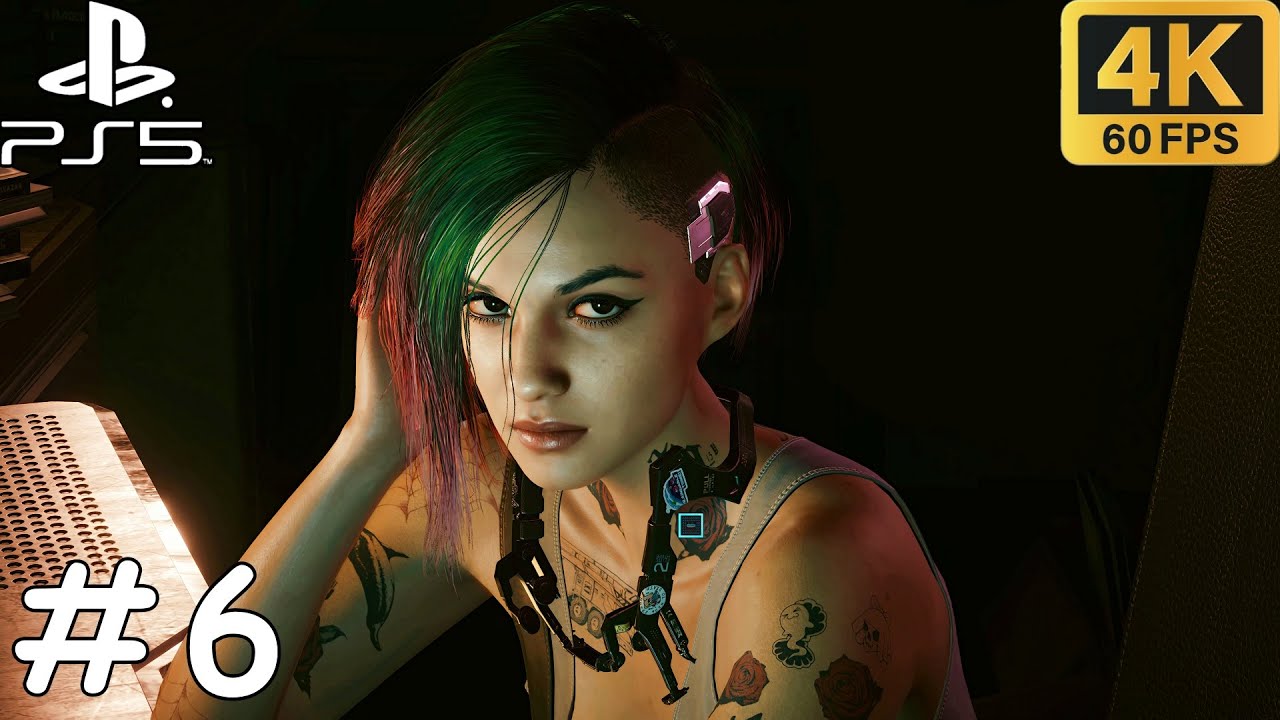 CYBERPUNK 2077 — патч 2.2, прохождение игры, полная версия [4K 60 кадров в секунду, PS5] — часть 6