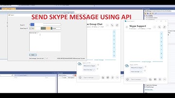 Send Skype Message Using API 2020