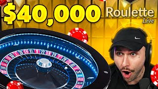 MY STACKED NUMBER HIT! MASSIVE DEGEN SESSION ON ROULETTE! (MASSIVE BETS)
