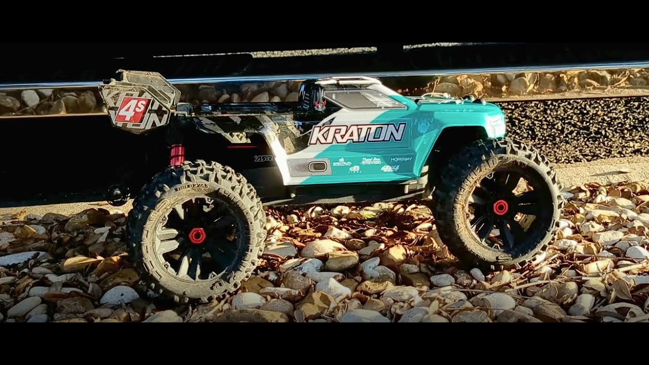 KRATON 4S V2. LOSES A LEGJOINT! SHOCK TOWER GOES POOF! QUICK 4S PACK IN PARK. SHE'S SO PURRRDEEE