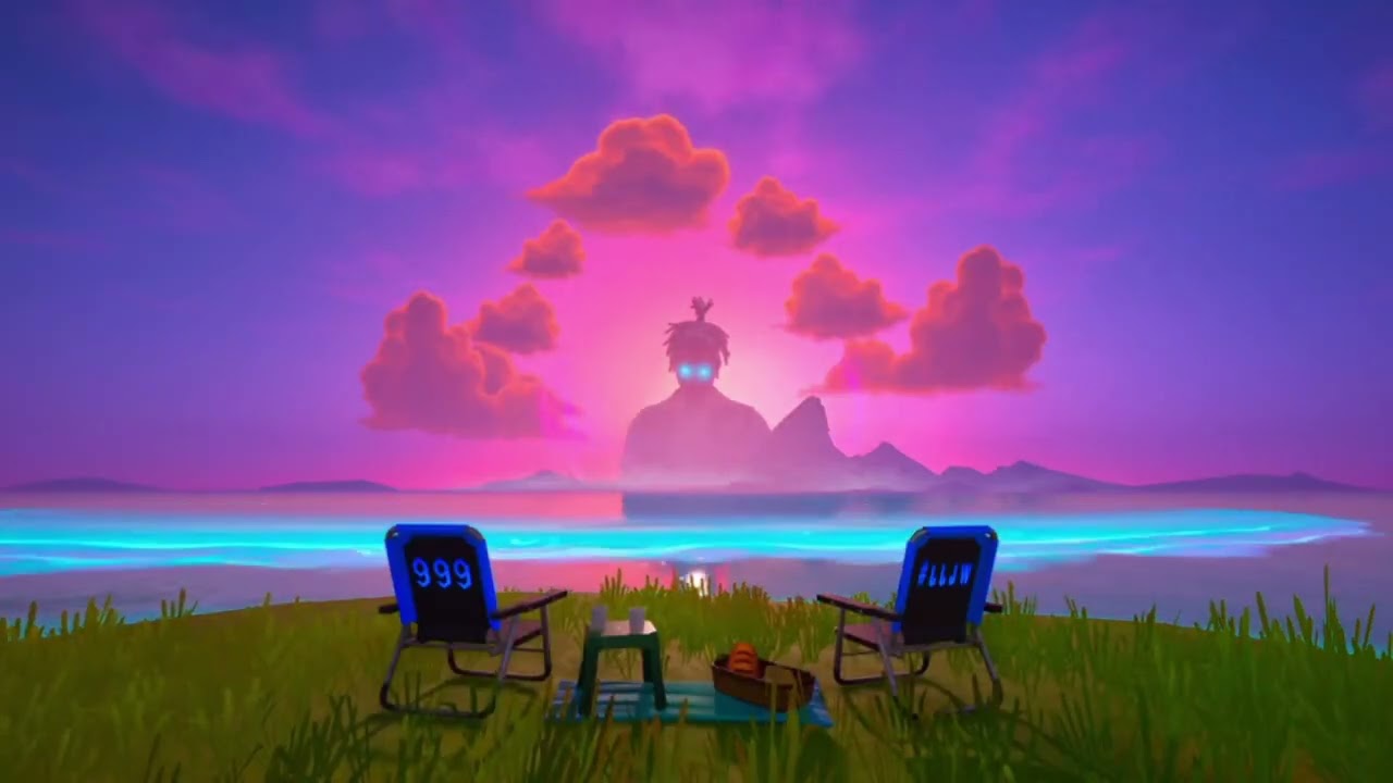 Juice WRLD - Lucid Dreams (Instrumental) Fortnite Visualizer