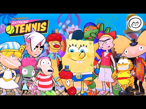 Nickelodeon Extreme Tennis: All Characters Story Mode All Stars Gameplay