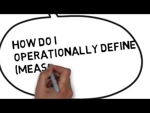 Video: Cum definiți operațional?