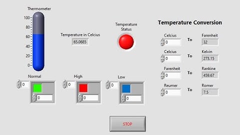 Real-Time Temperature Conversion in LabView | LabView Project |