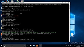 Bash on Ubuntu on Windows && GUI