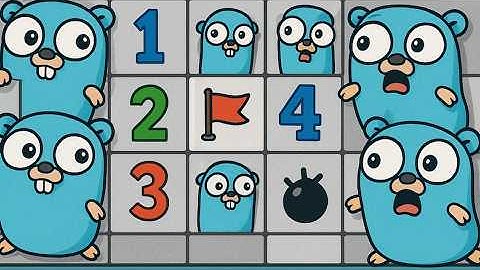 Building a Minesweeper game with Go and Raylib