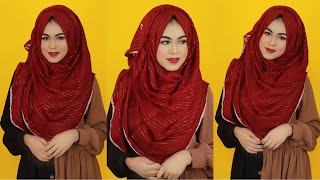 Hijab Tutorial with Dupatta Orna || MUNA screenshot 5