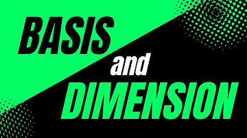 Basis of a Vector Space | Linear Algebra