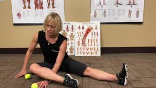 Releasing Peroneal Muscles with a Tennis Ball