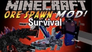 Minecraft Orespawn Mod Survival - Episode 10 - water dragon